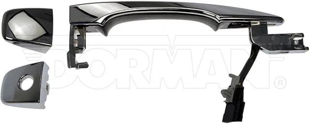 97725 – DORMAN Exterior Door Handle, OE Replacement Chrome Silver Plastic